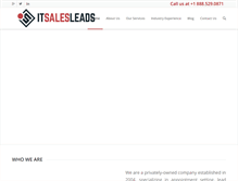 Tablet Screenshot of it-sales-leads.com